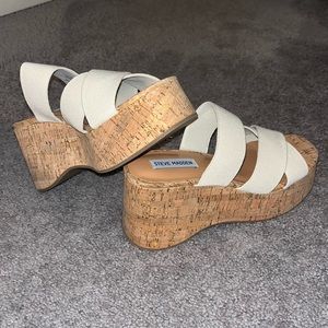 Steve Madden Deo Strappy Platform Wedge Sandals